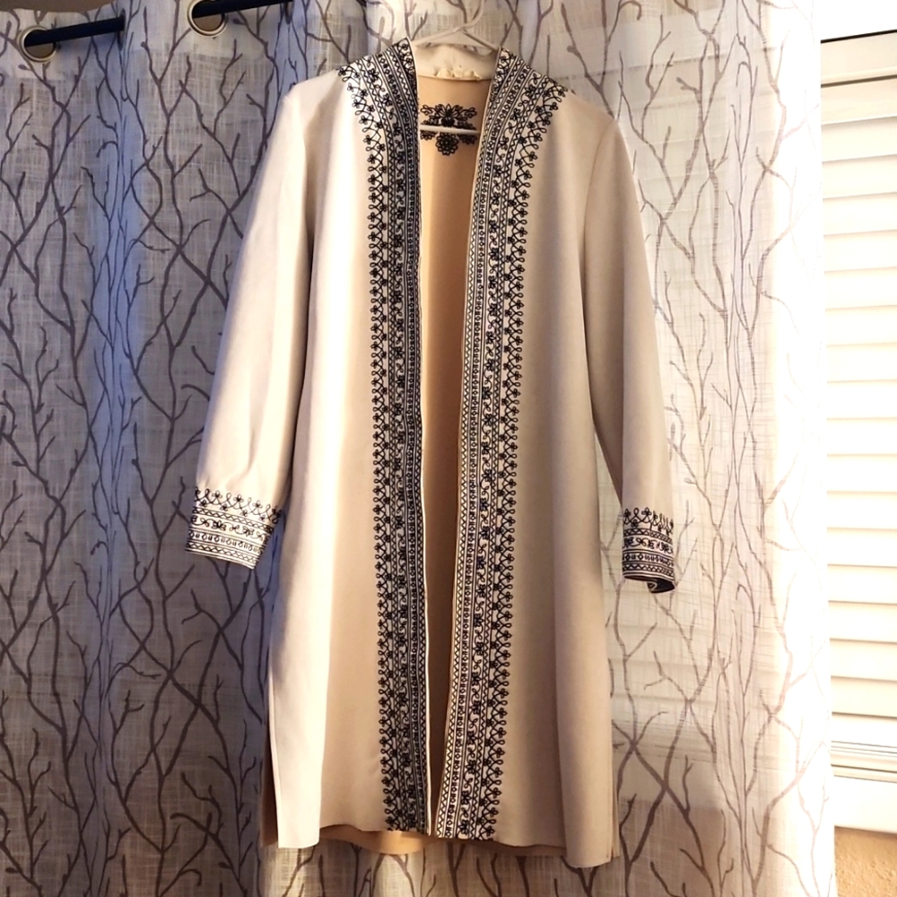 Solitaire Faux Suede Coat